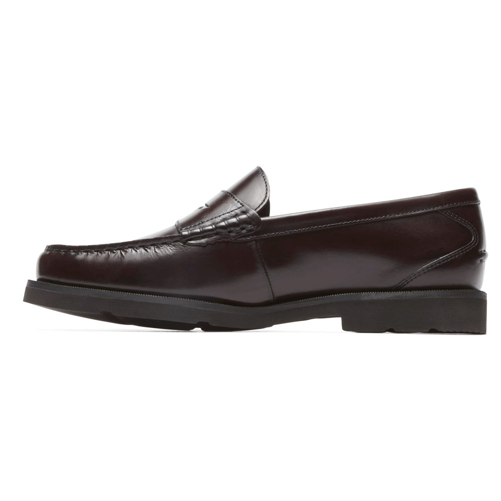 Rockport Singapore Mens Loafers - Modern Prep Penny Burgundy - LJ0718564